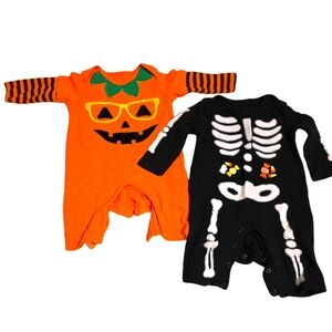 Halloween Outfits 0-3 mos
